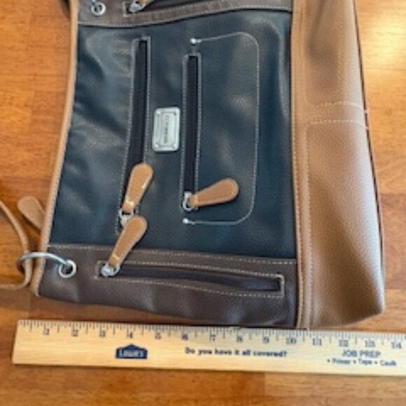 Stone & Co Crossbody Handbag, Two Tone, Black and Brown, Excellent Condition - Picture 8 of 9